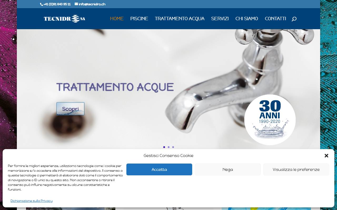 Anteprima del sito: Tecnidro SA