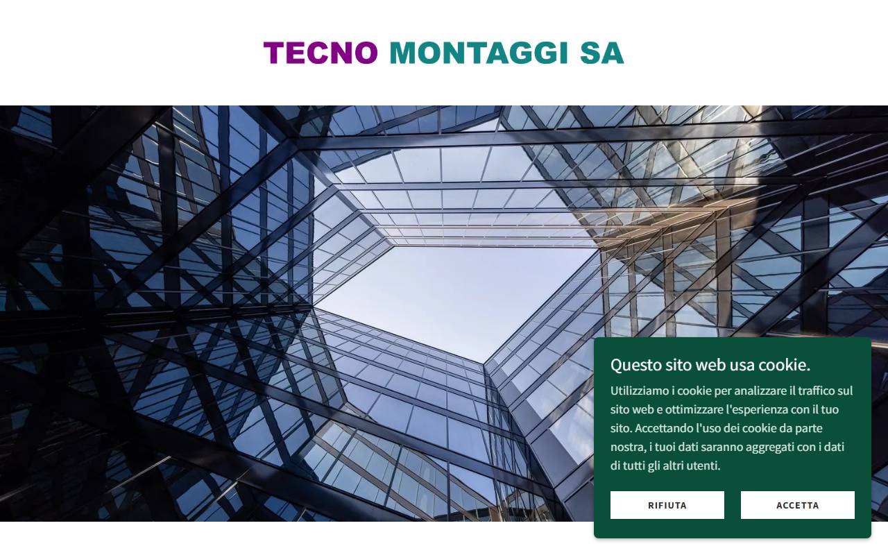 Anteprima del sito: Tecno-Montaggi SA