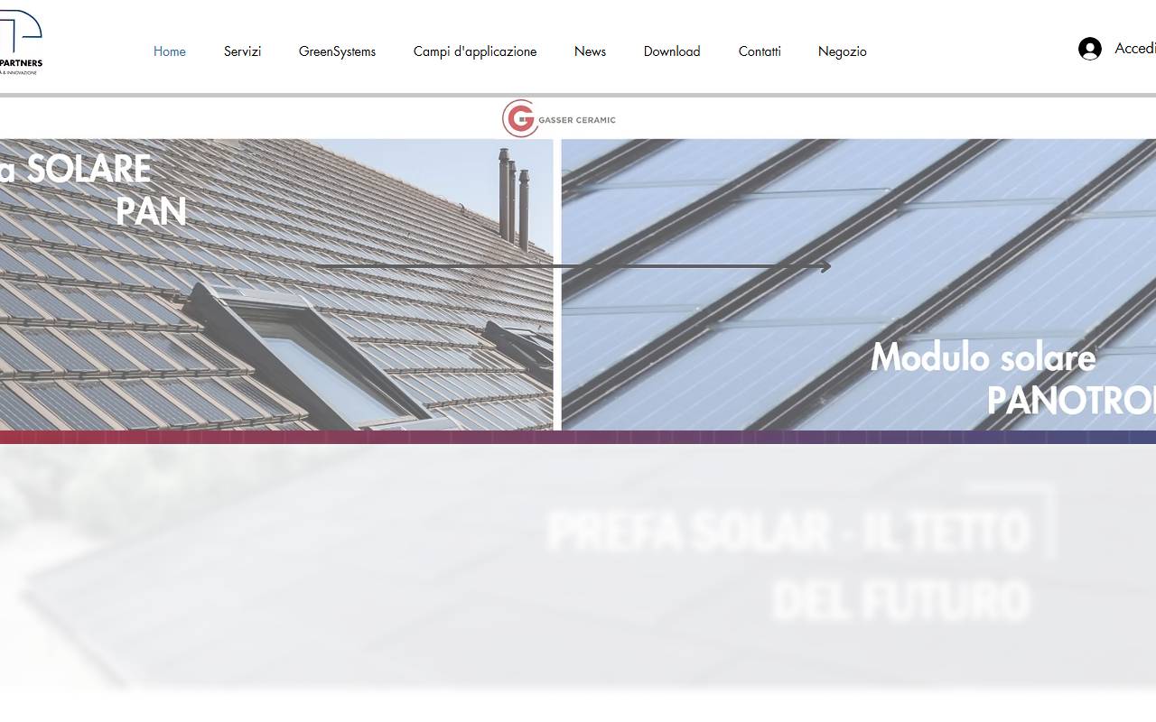 Anteprima del sito: Tecnopartners SA