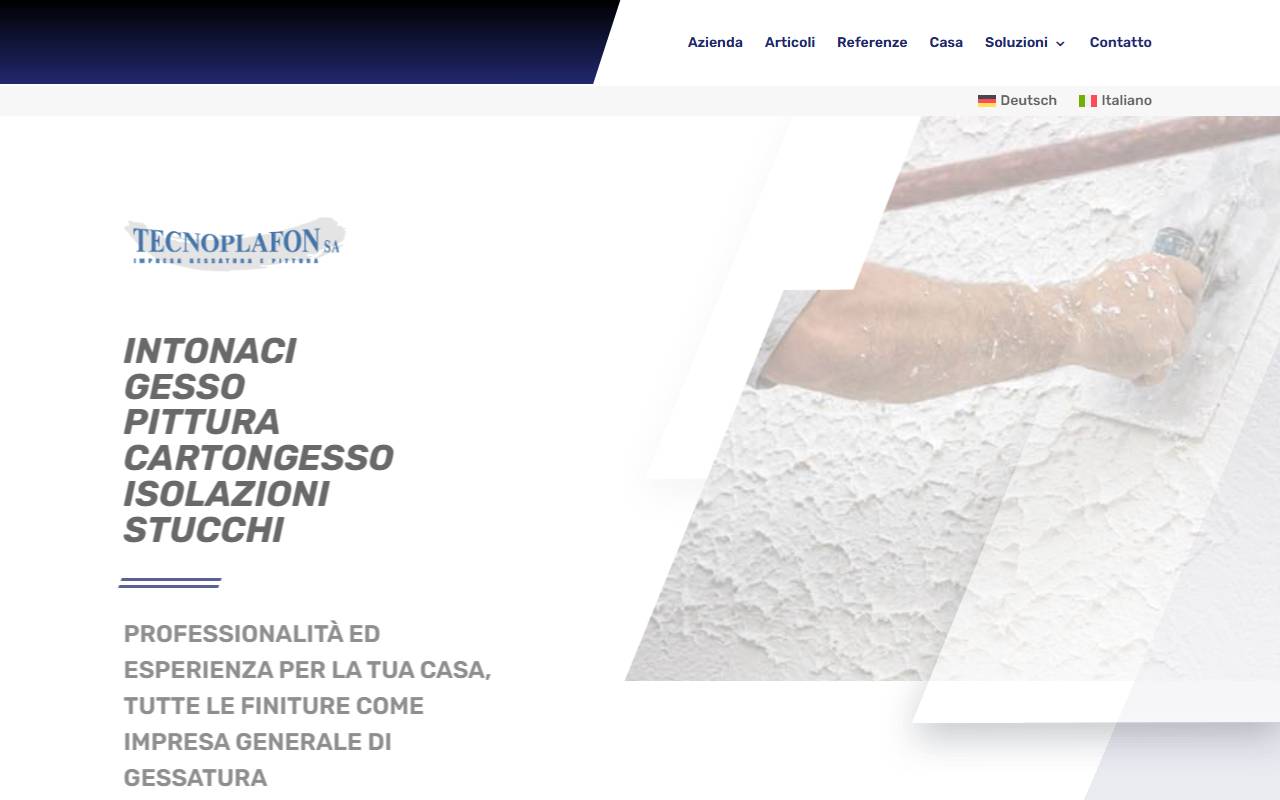 Anteprima del sito: Tecnoplafon SA
