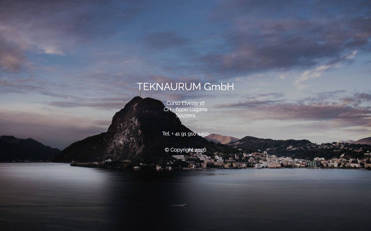 Anteprima del sito: TEKNAURUM AG