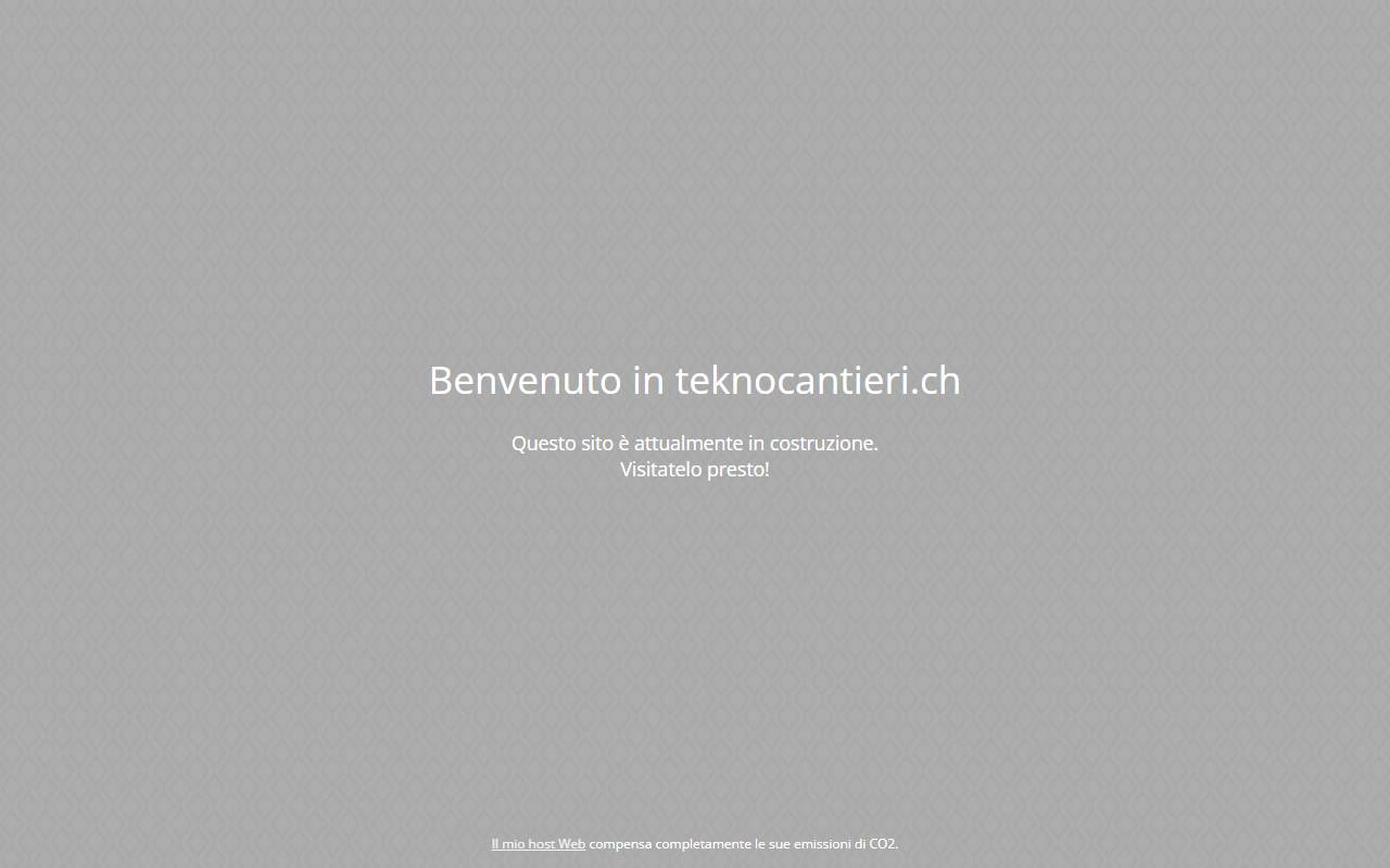 Anteprima del sito: TEKNO CANTIERI SA