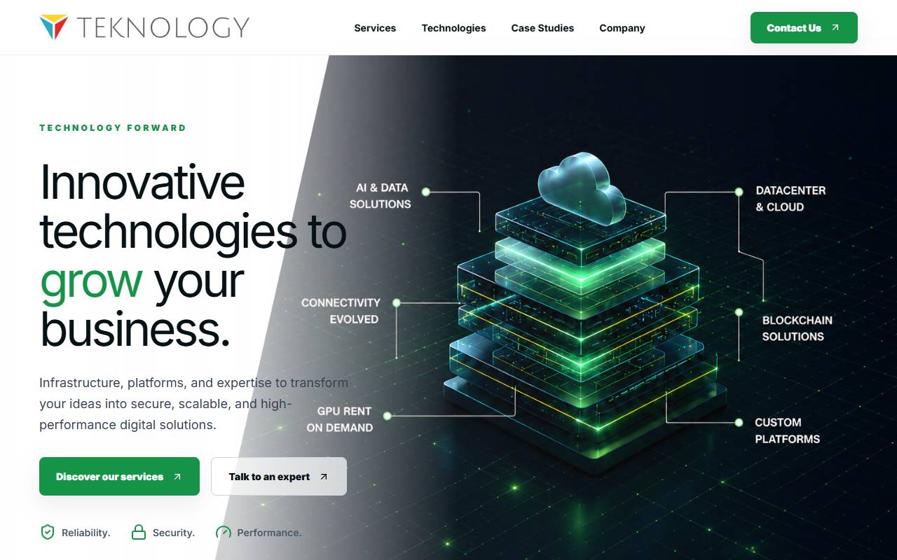 Anteprima del sito: TEKNOLOGY SA