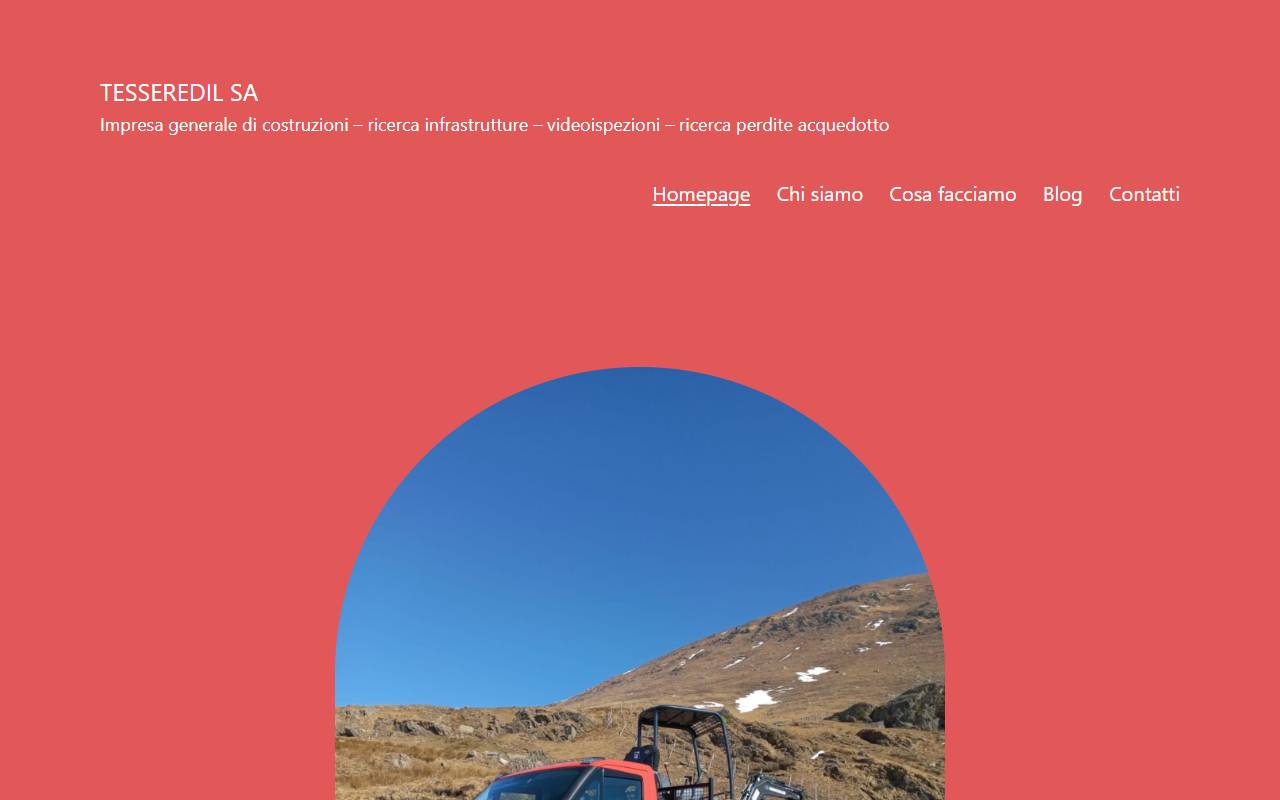 Anteprima del sito: Tesseredil SA
