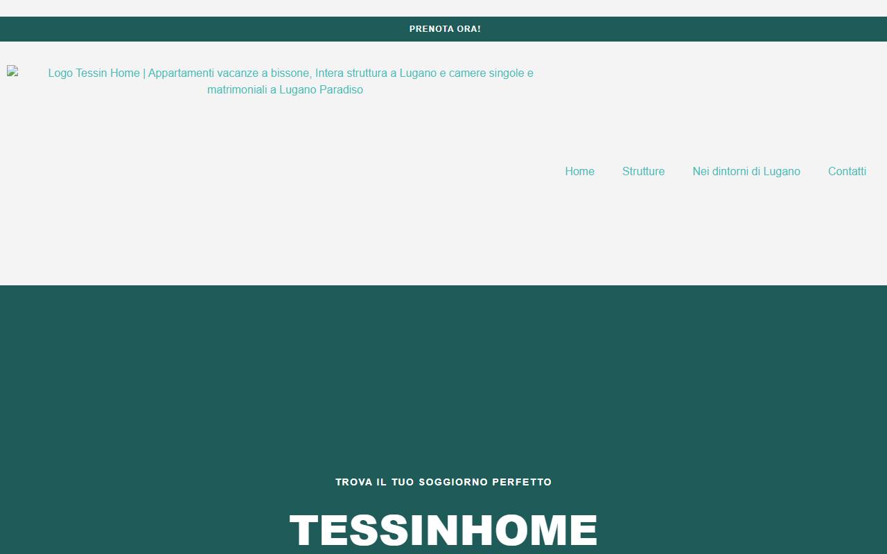 Anteprima del sito: TessinHome Sagl