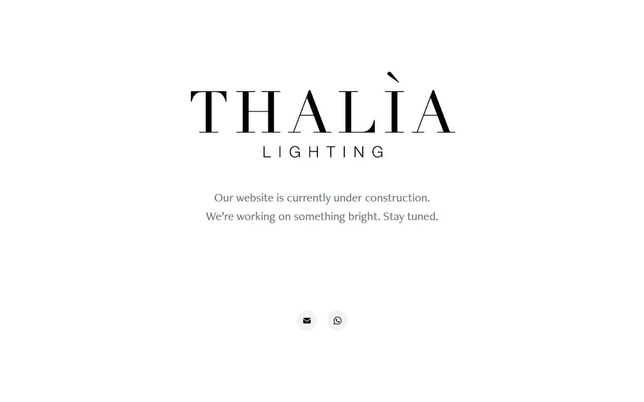 Anteprima del sito: Thalìa Lighting SA