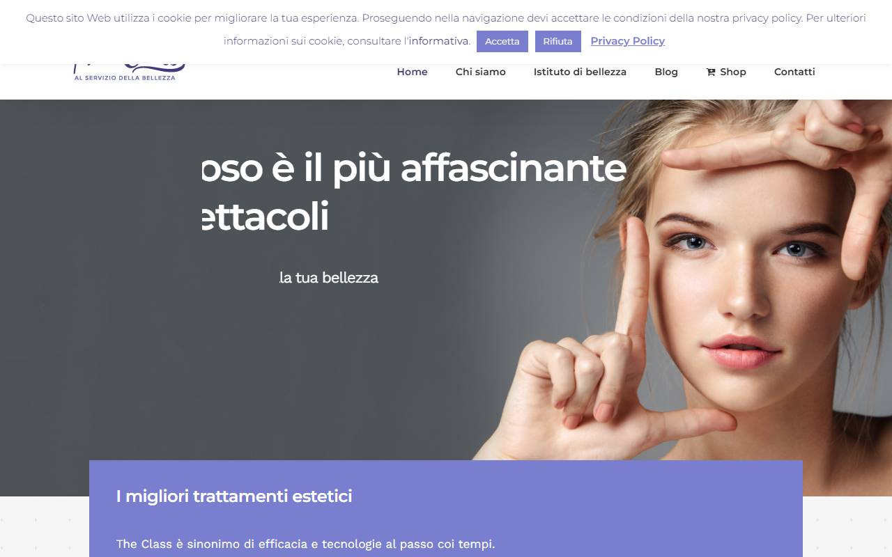 Anteprima del sito: THE CLASS GR SAGL