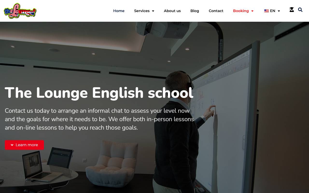 Anteprima del sito: The Lounge Lugano Sagl