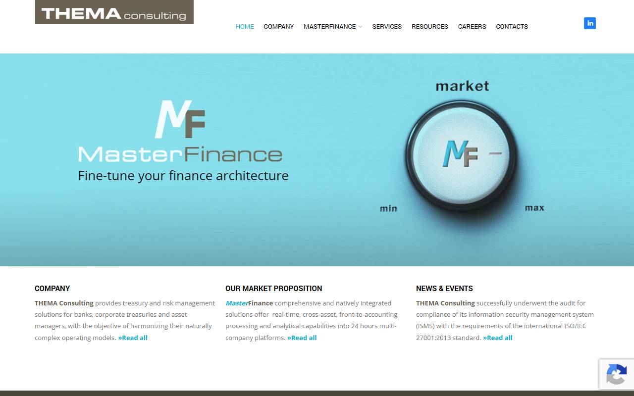 Anteprima del sito: Thema Consulting SA