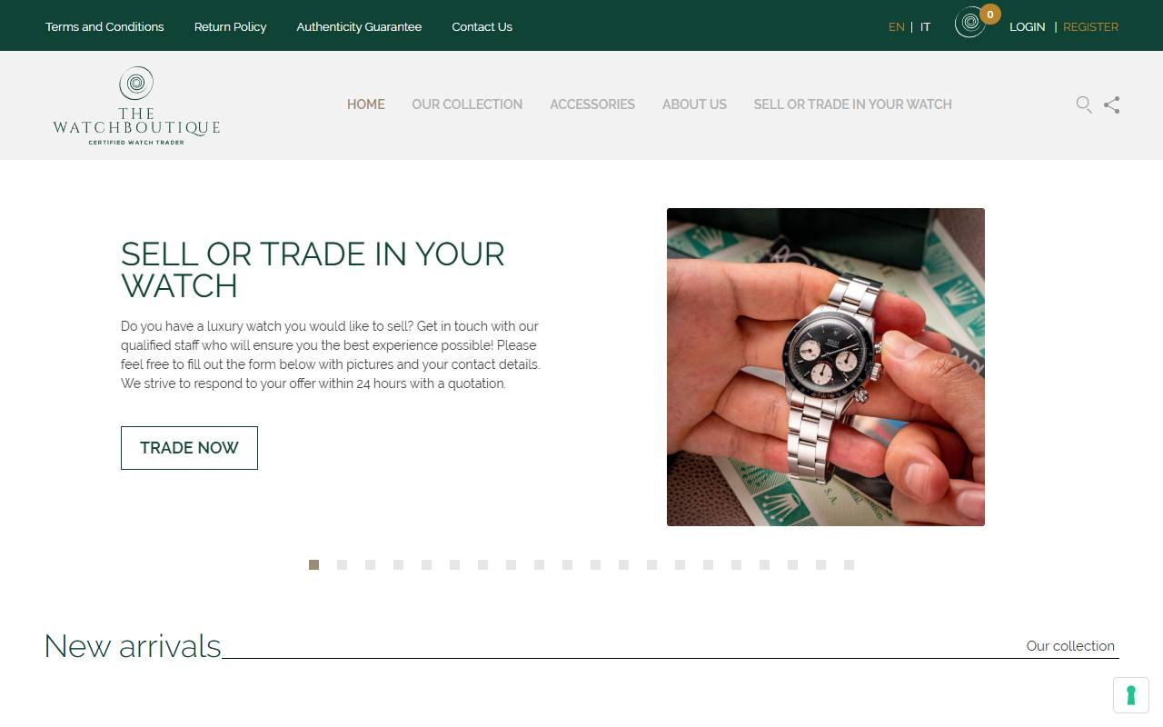 Anteprima del sito: TWB The Watch Boutique SA
