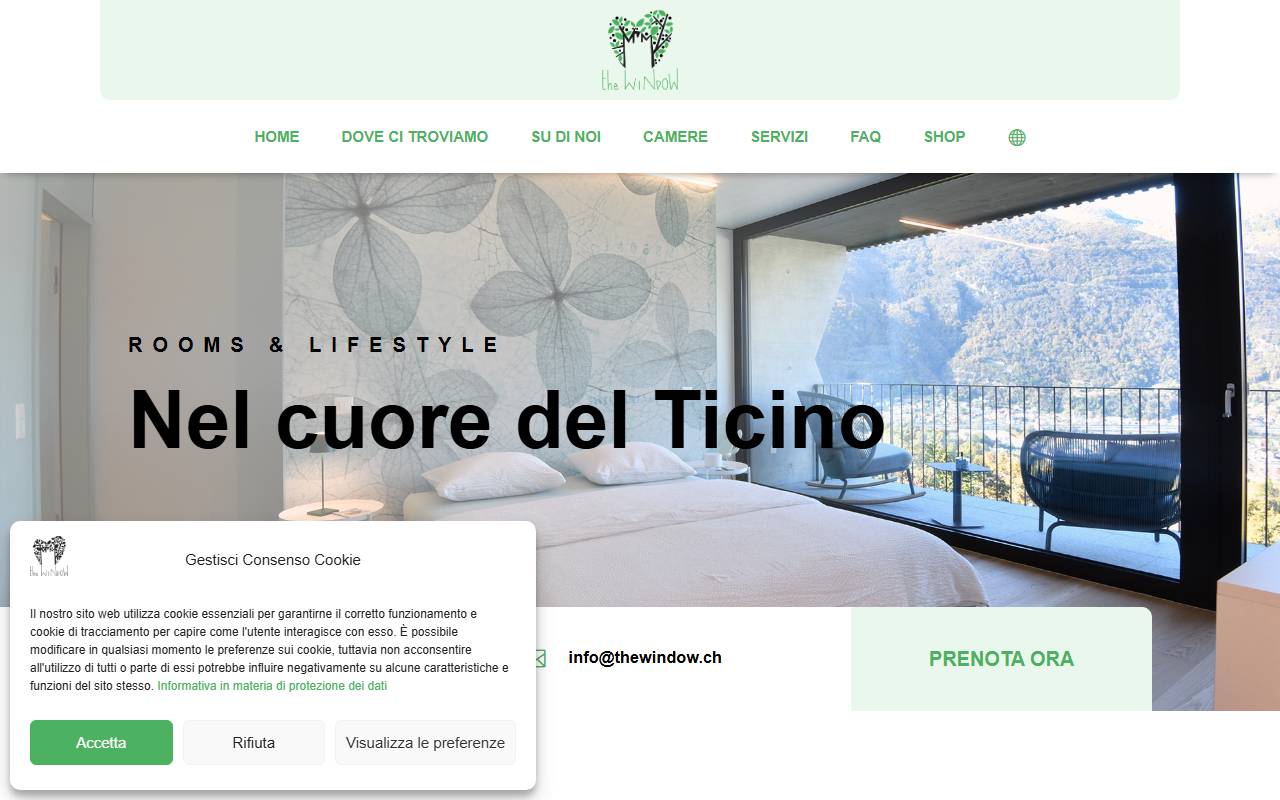 Anteprima del sito: The Window Sagl