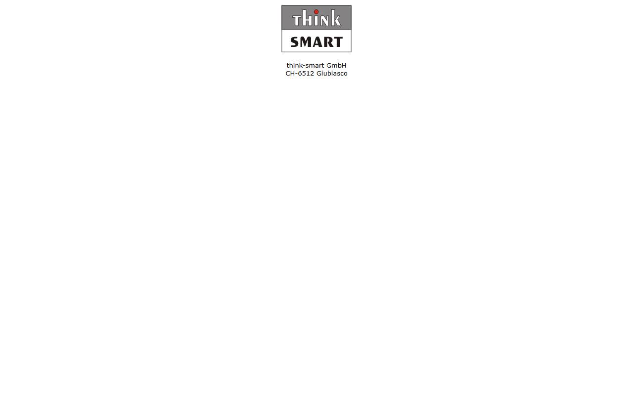 Anteprima del sito: Think-Smart Sagl