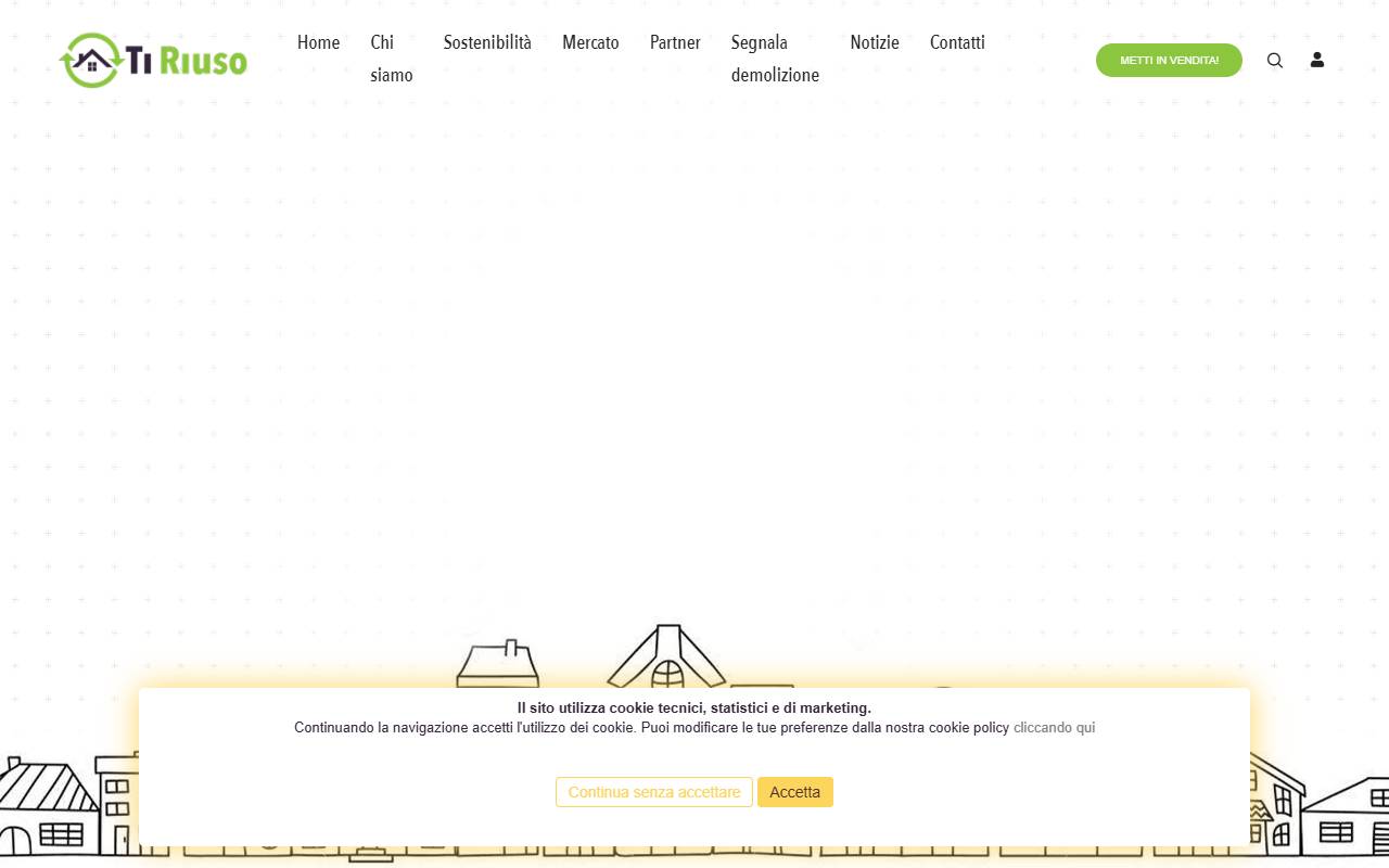 Anteprima del sito: Associazione TI-RIUSO