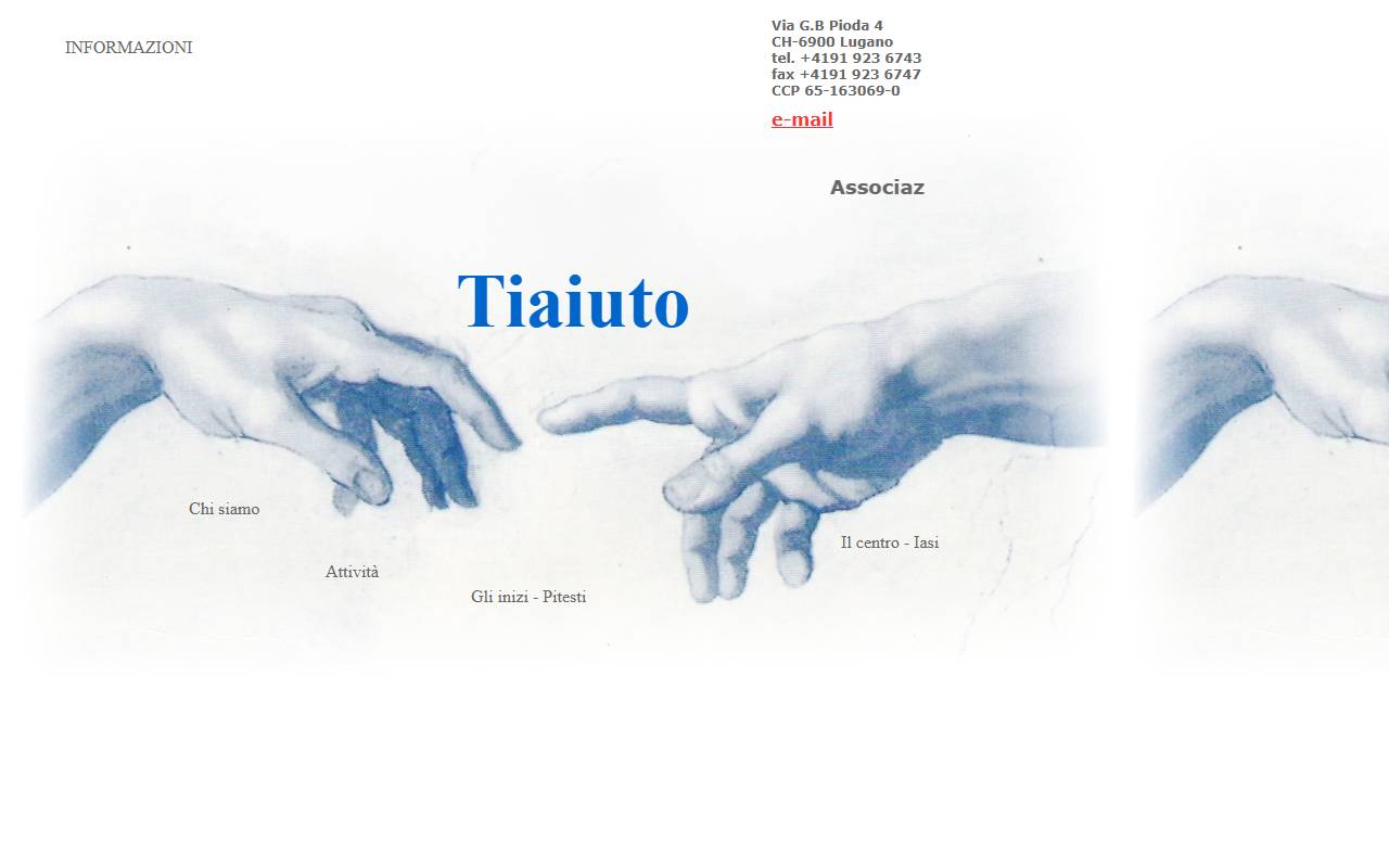 Anteprima del sito: TiAiuto Associazione Umanitaria