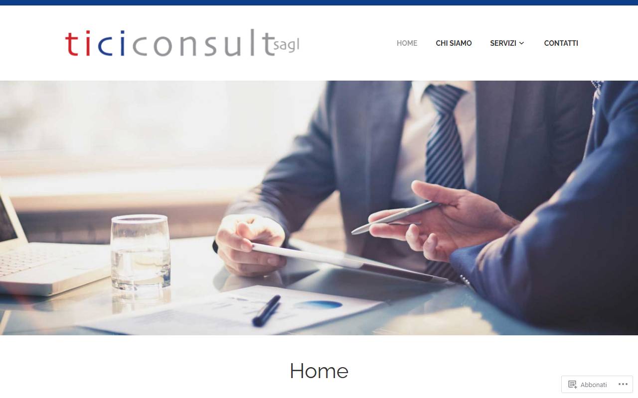 Anteprima del sito: Ticiconsult Sagl