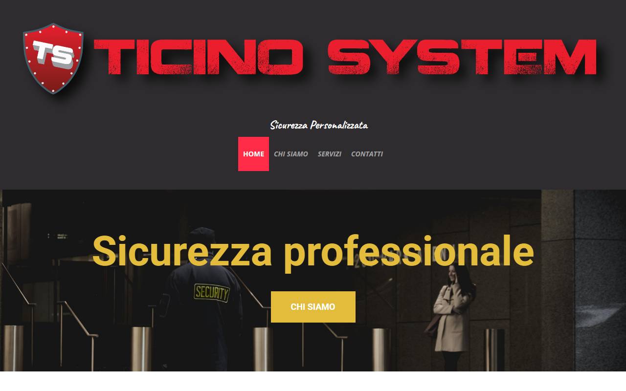 Anteprima del sito: Ticino System Sagl