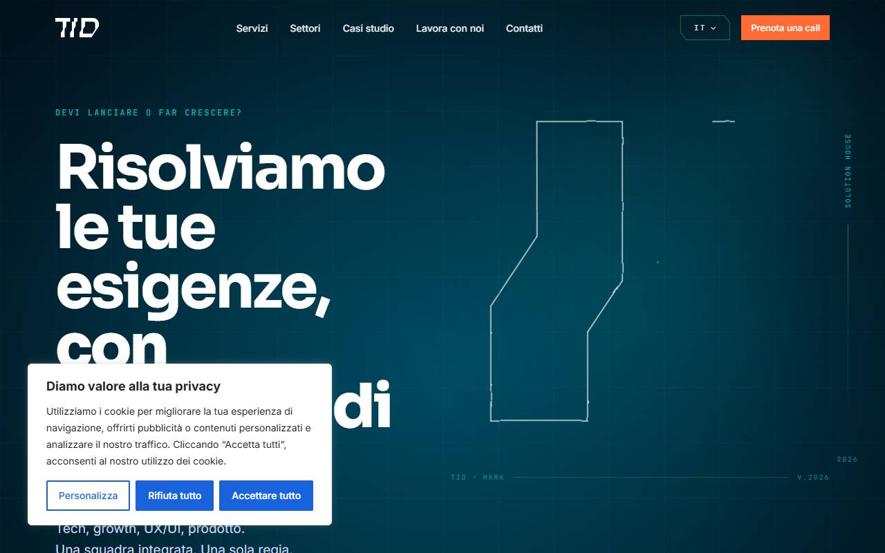 Anteprima del sito: TIDigitalizzo SA