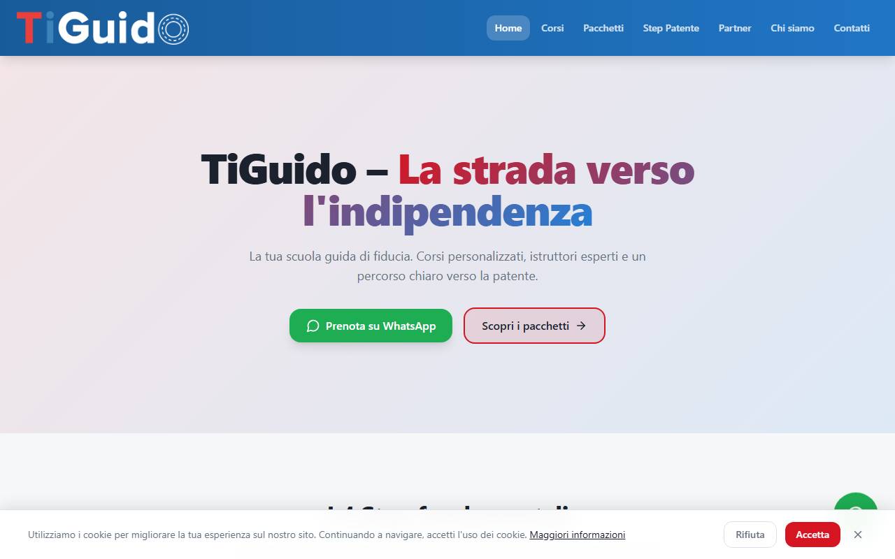 Anteprima del sito: TIGUIDO di Arsim Velievski
