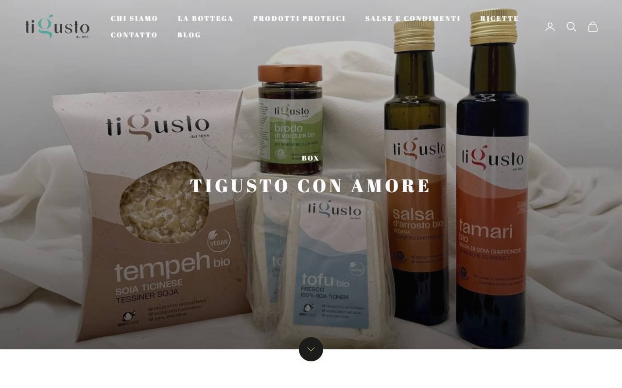 Anteprima del sito: tigusto SA