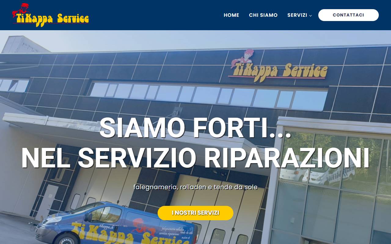Anteprima del sito: Tikappa Service di Tamer Karatay