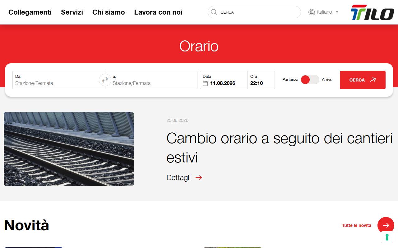 Anteprima del sito: TILO SA