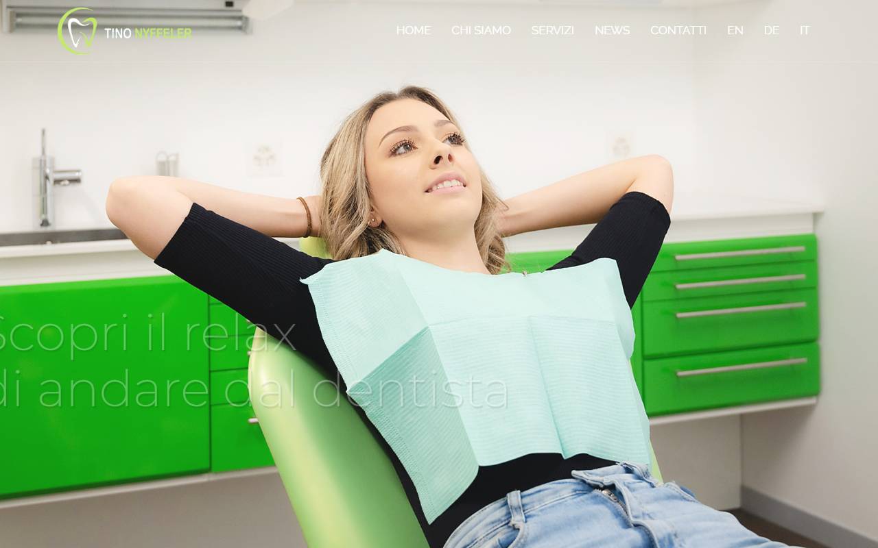 Anteprima del sito: Studio Dentistico Dr. Tino Nyffeler Lugano Sagl