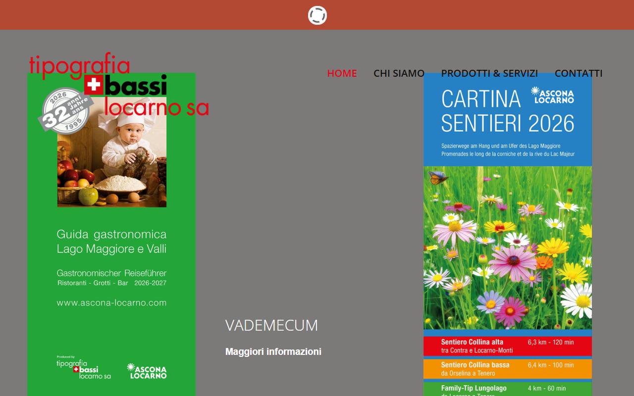 Anteprima del sito: Tipografia Bassi Locarno SA