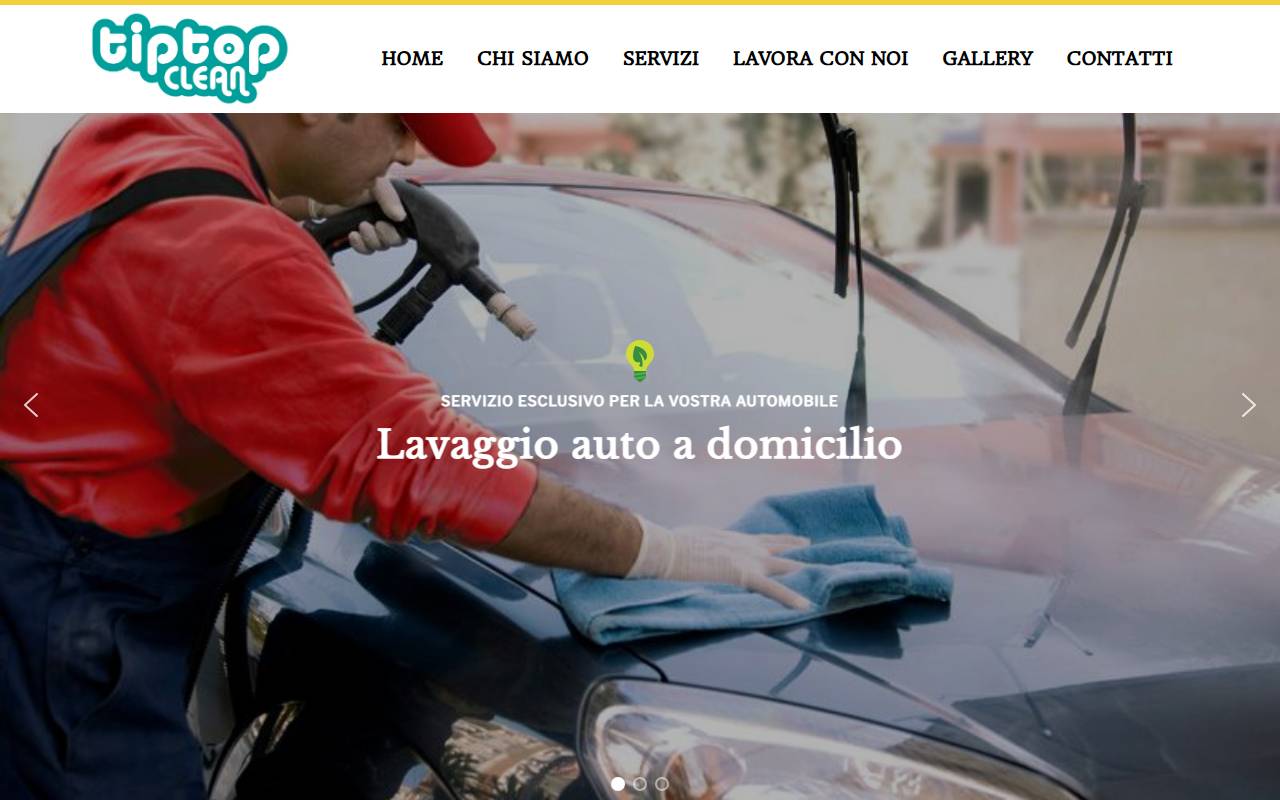 Anteprima del sito: TipTop Clean di Kastrati