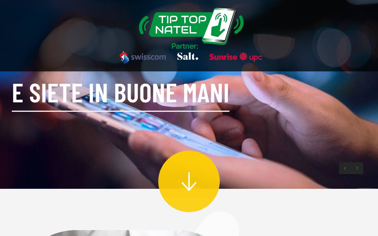 Anteprima del sito: tip top natel Sagl