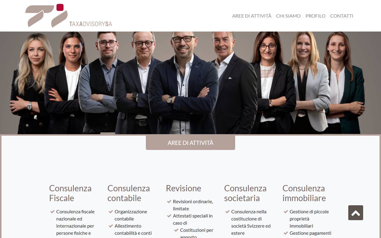 Anteprima del sito: Ti Tax Advisory SA