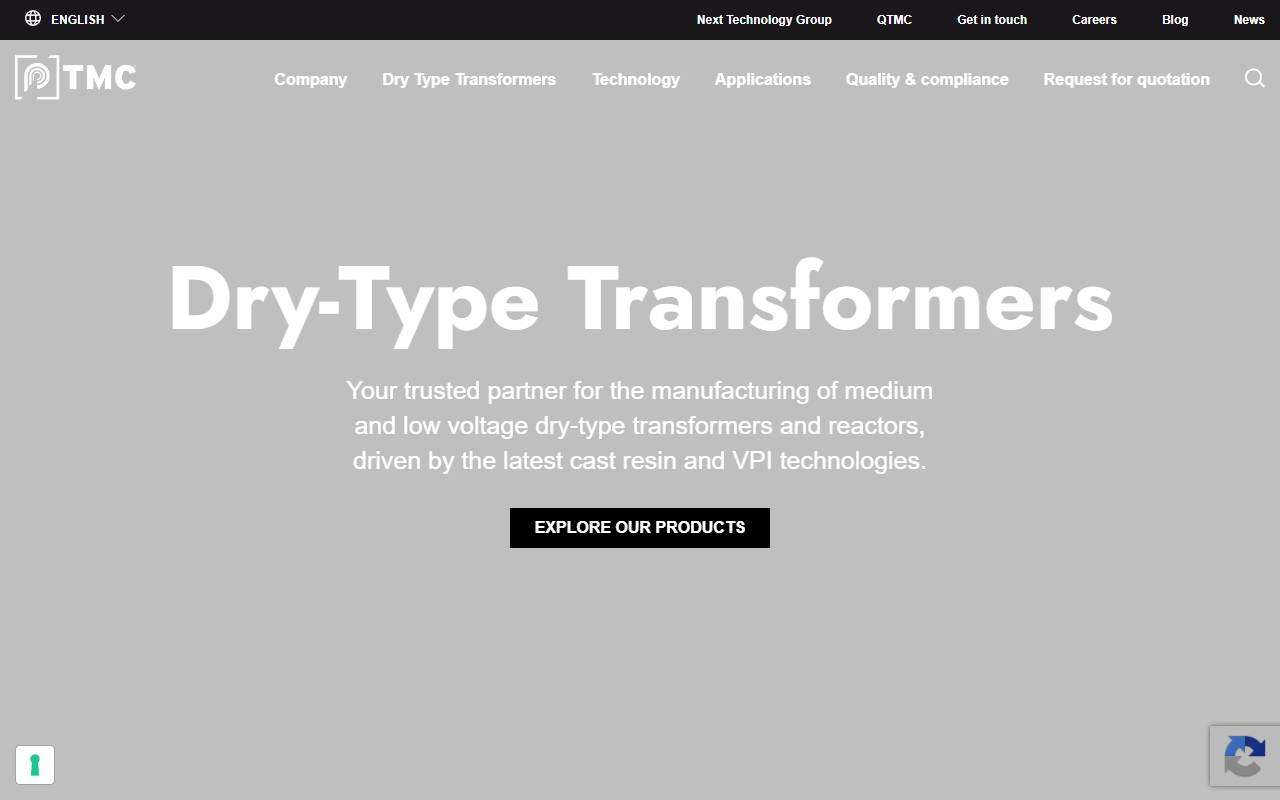 Anteprima del sito: TMC Transformers Group SA