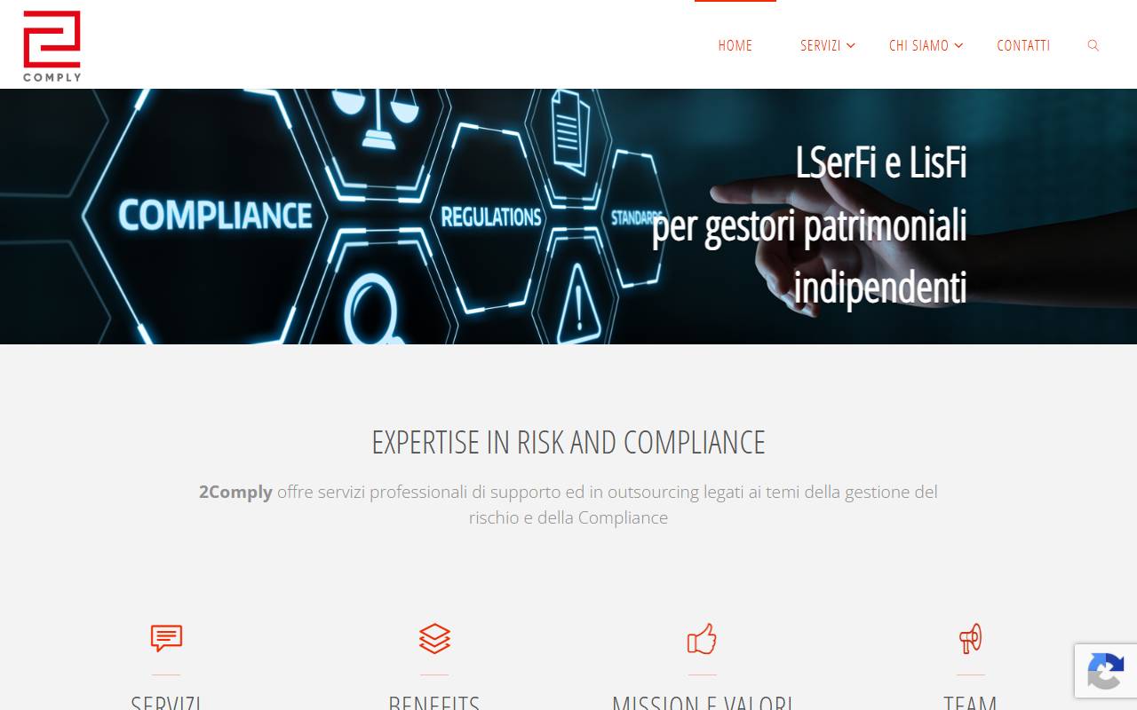 Anteprima del sito: 2Comply Sagl