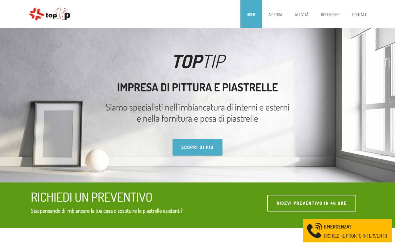 Anteprima del sito: Top Tip Service Sagl