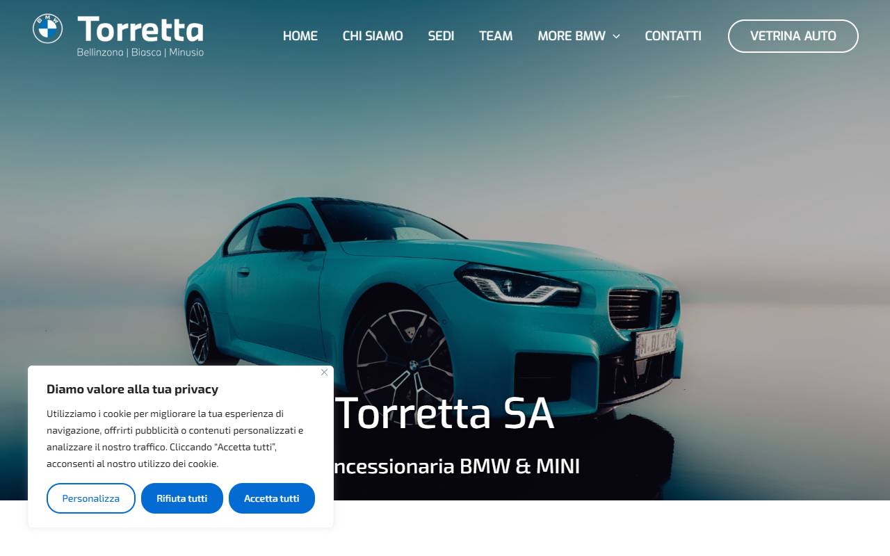 Anteprima del sito: Garage Torretta SA