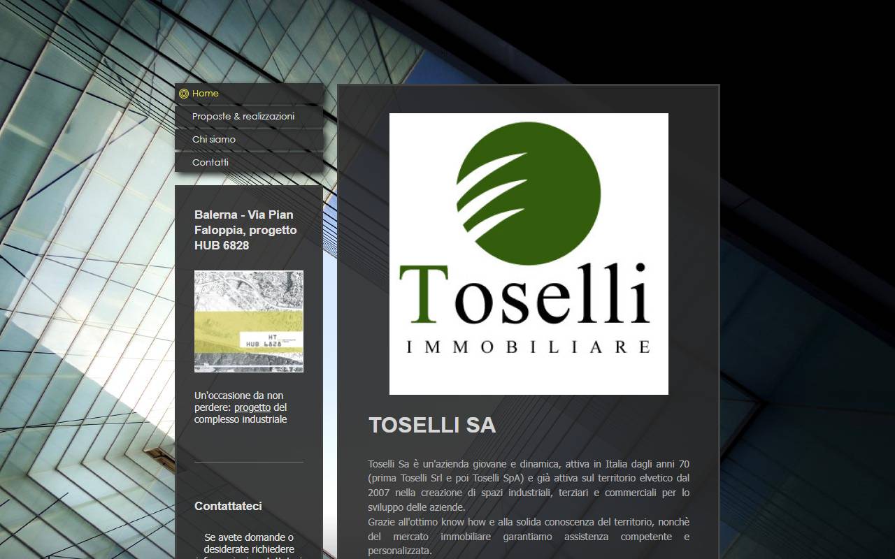 Anteprima del sito: Toselli SA