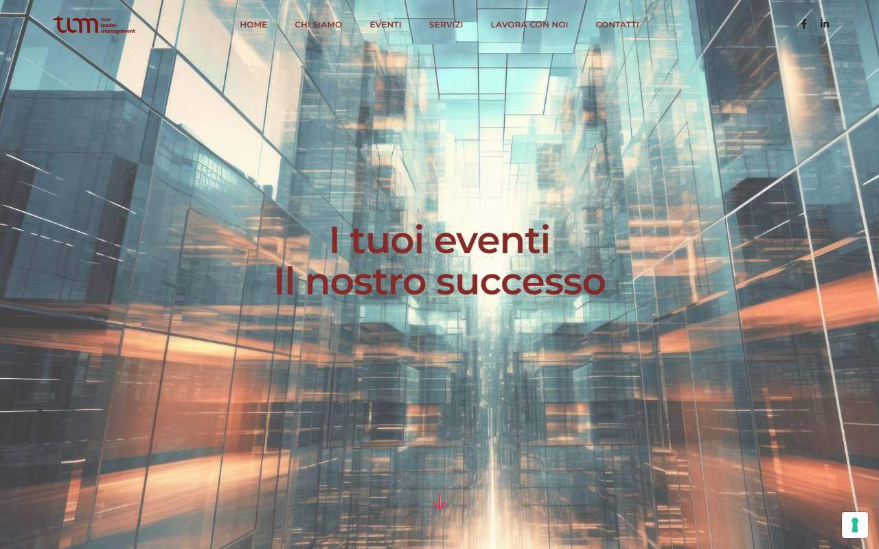 Anteprima del sito: TLM tour leader management SA