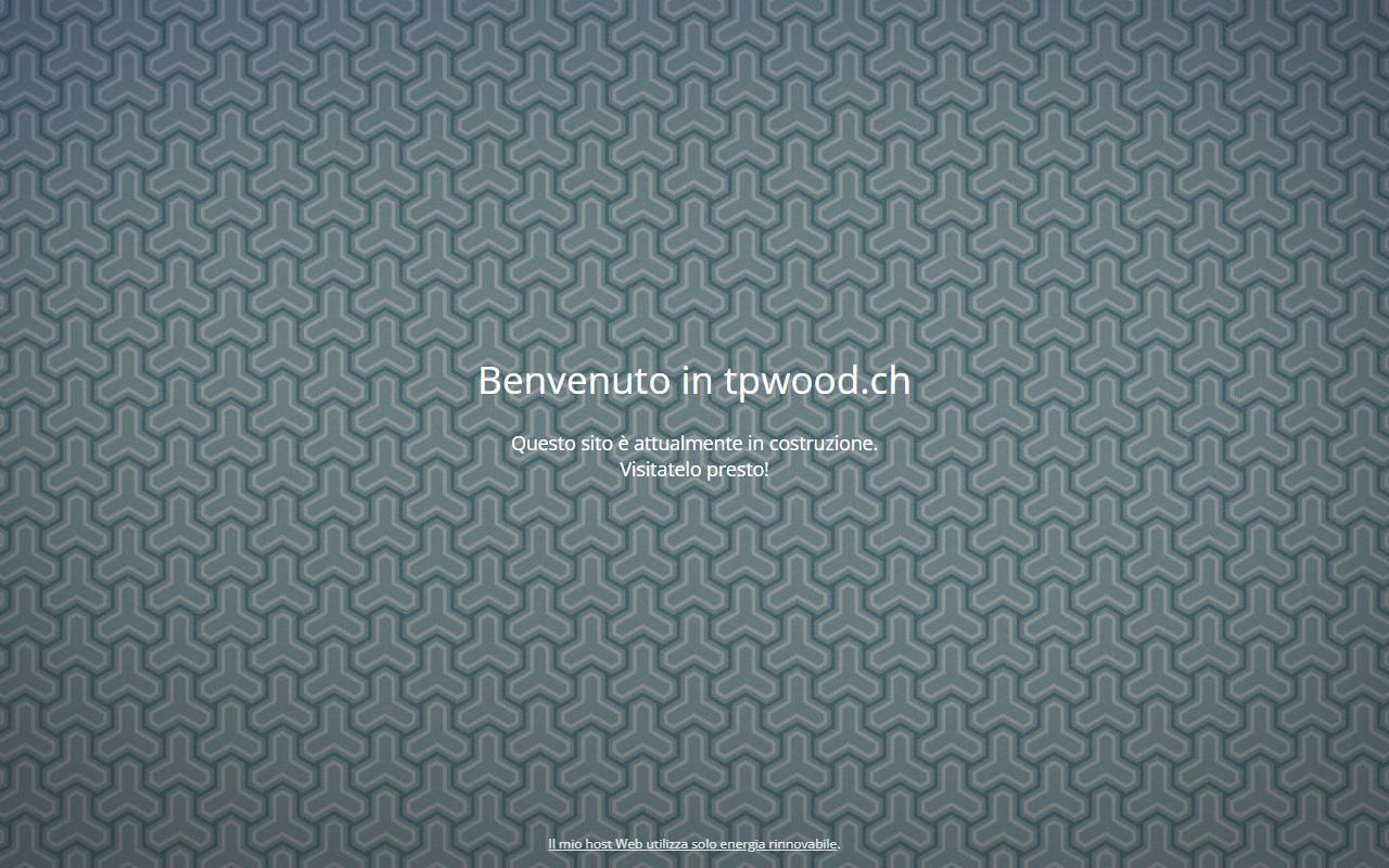 Anteprima del sito: TPWOOD SA