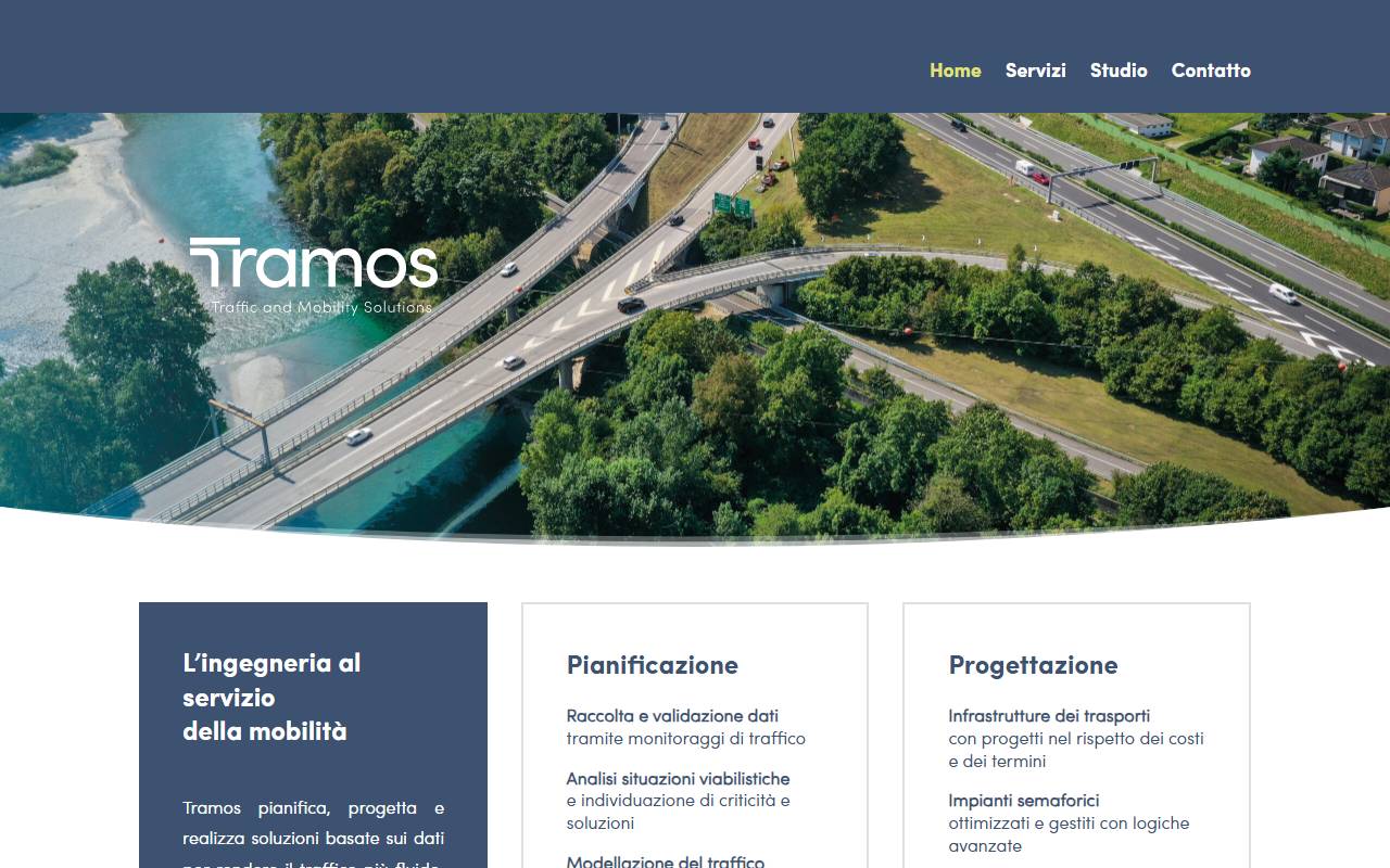 Anteprima del sito: Tramos Sagl
