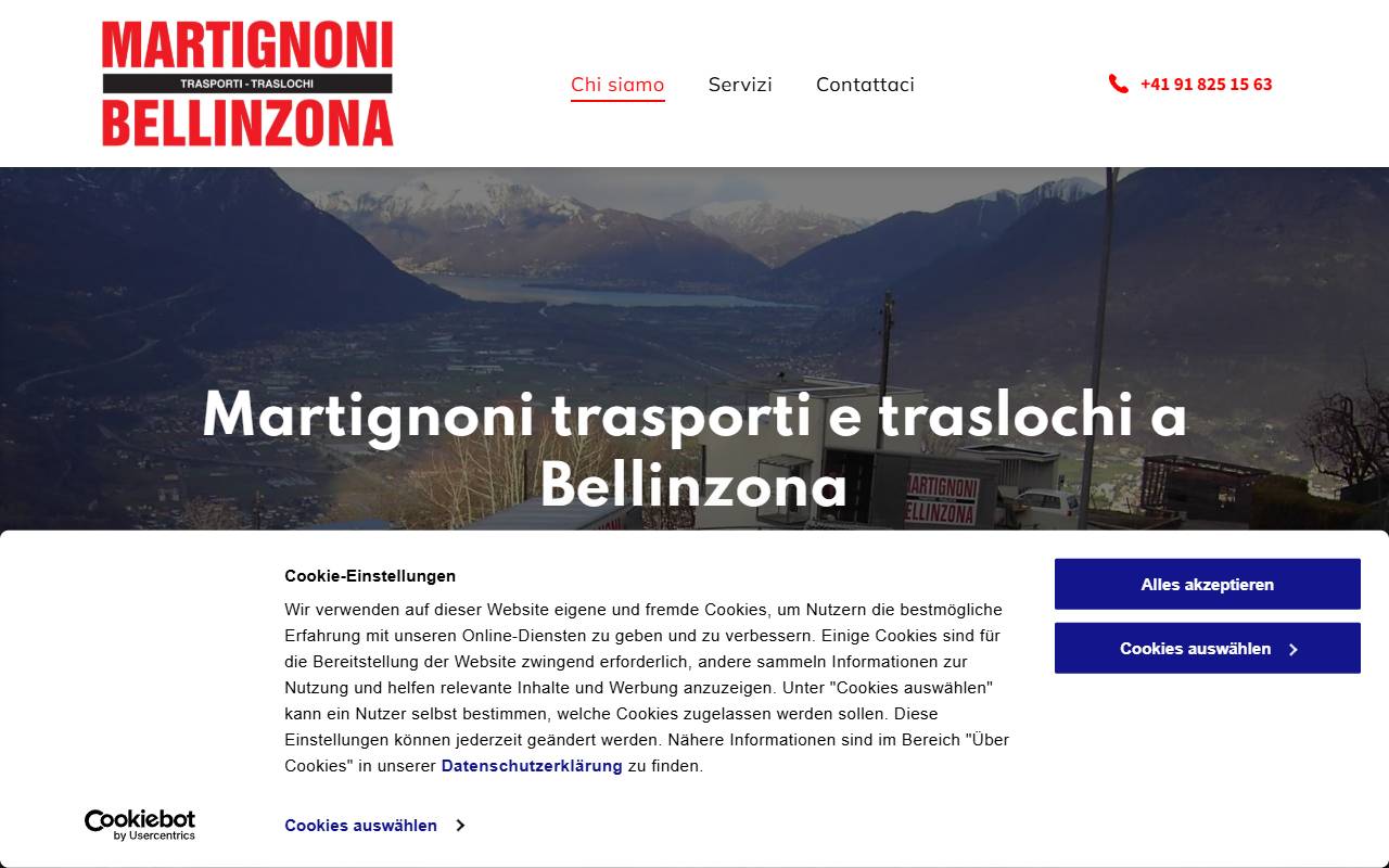 Anteprima del sito: Martignoni Giovanni