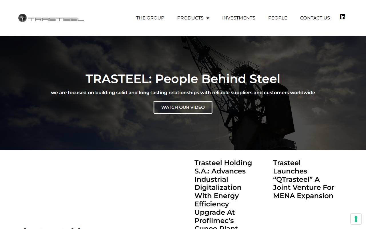 Anteprima del sito: Trasteel Future SA