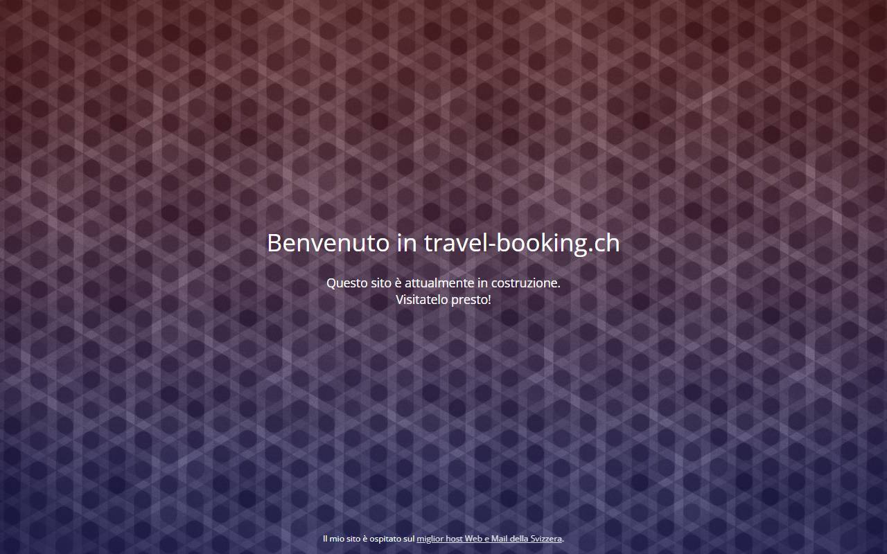 Anteprima del sito: TRAVEL BOOKING SA