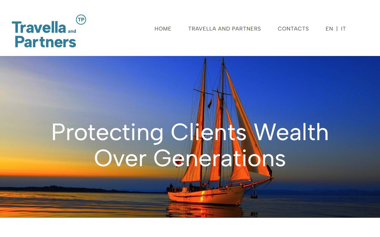 Anteprima del sito: Travella and Partners SA