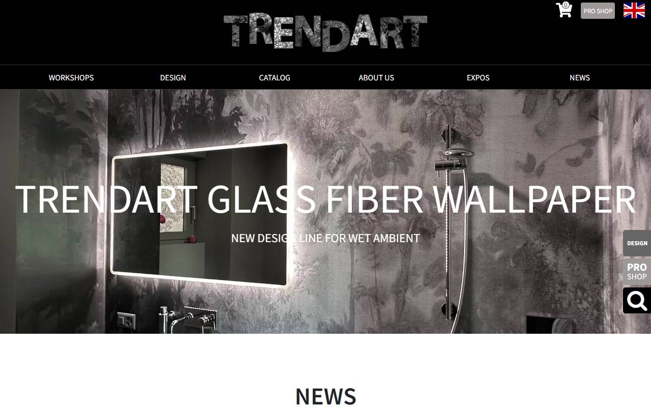 Anteprima del sito: Trendart SA