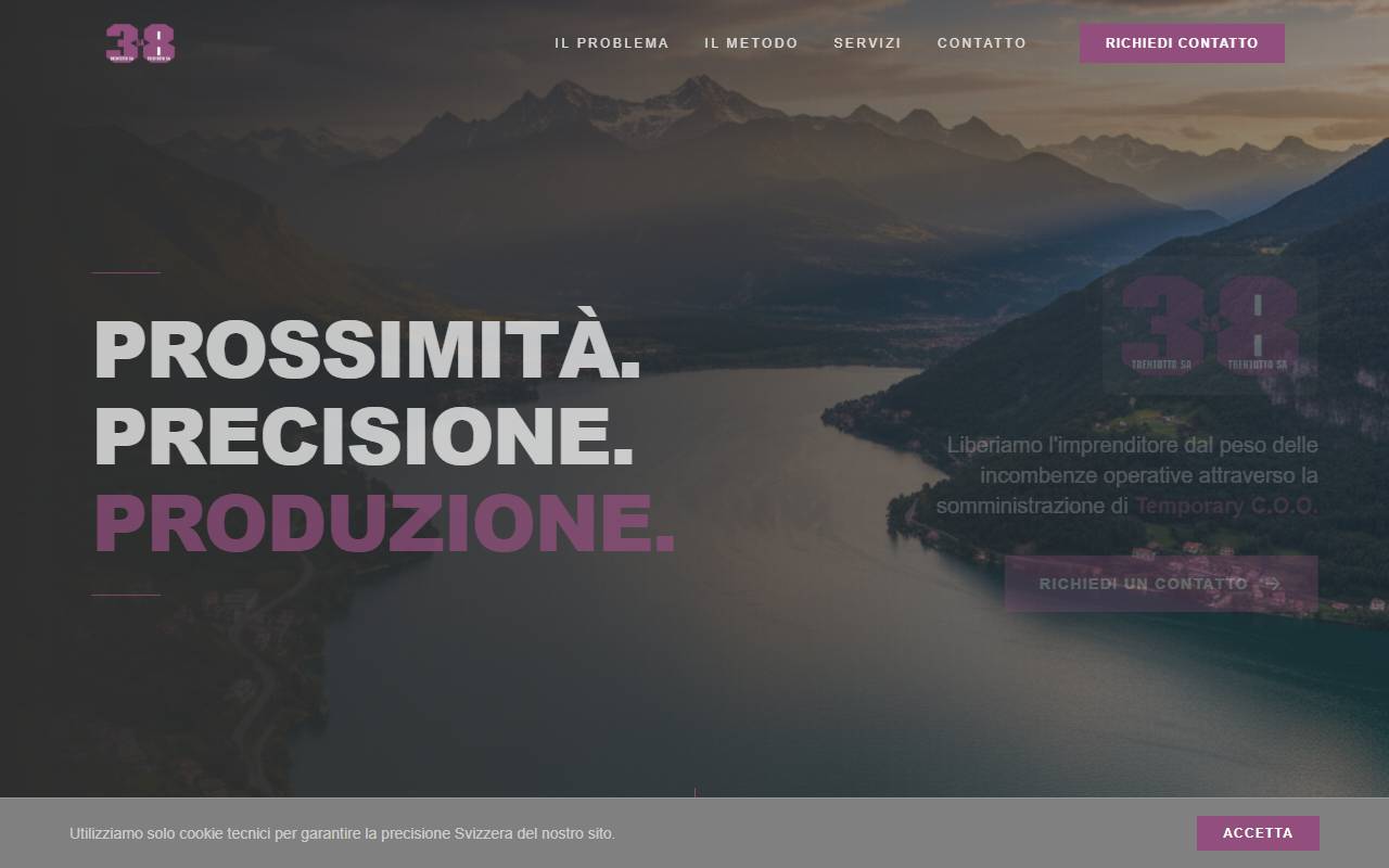 Anteprima del sito: TRENTOTTO SA