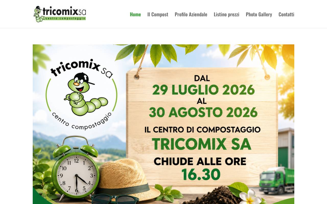Anteprima del sito: Tricomix SA