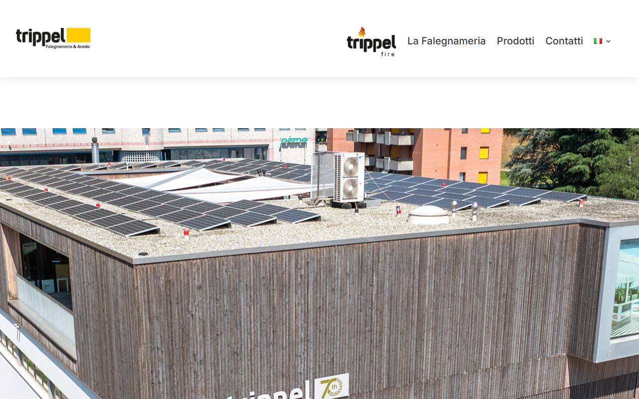 Anteprima del sito: Falegnameria Trippel SA