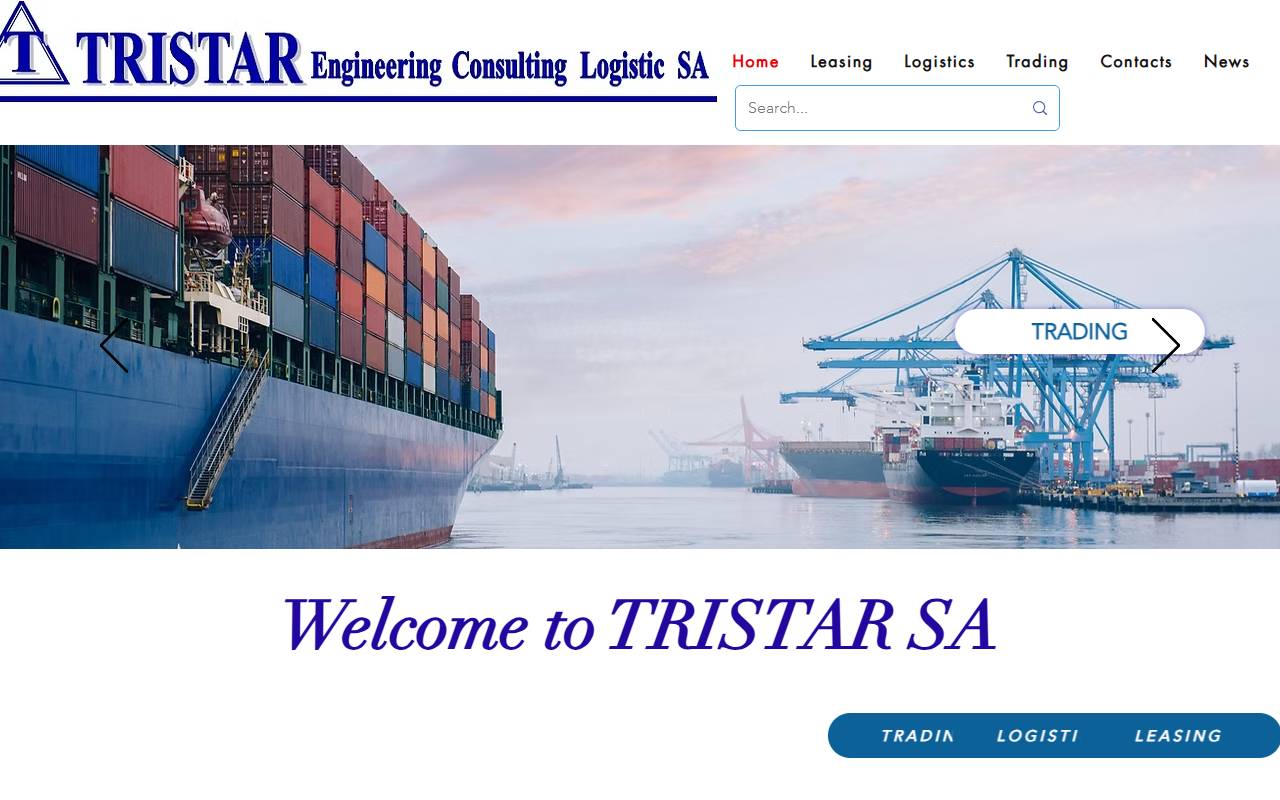 Anteprima del sito: Tristar Engineering Consulting Logistic SA
