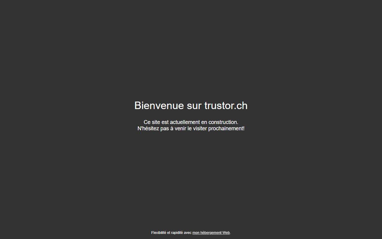 Anteprima del sito: Trustor SA