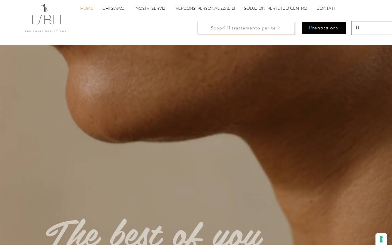 Anteprima del sito: TSBH The Swiss Beauty Hub Sagl