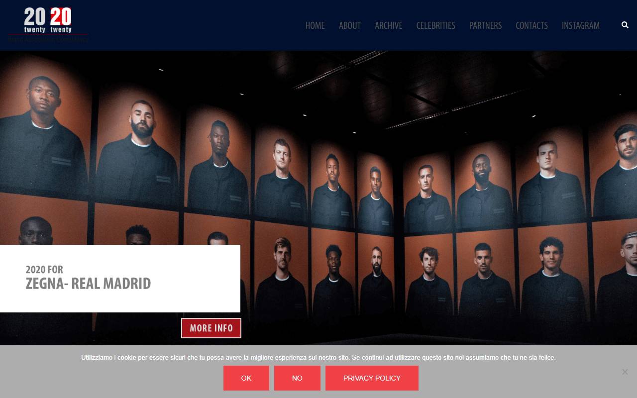 Anteprima del sito: Twenty - Twenty SA
